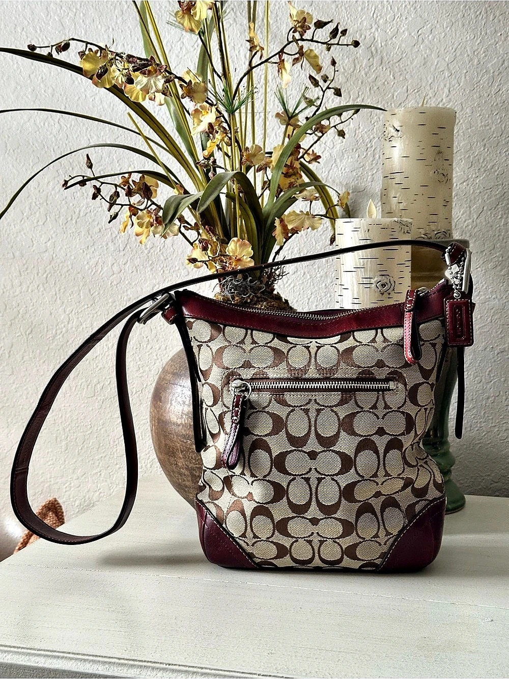 Coach “Charlie” Signature Shoulder/Crossbody-VGVC-VINTAGE RESTORED!!